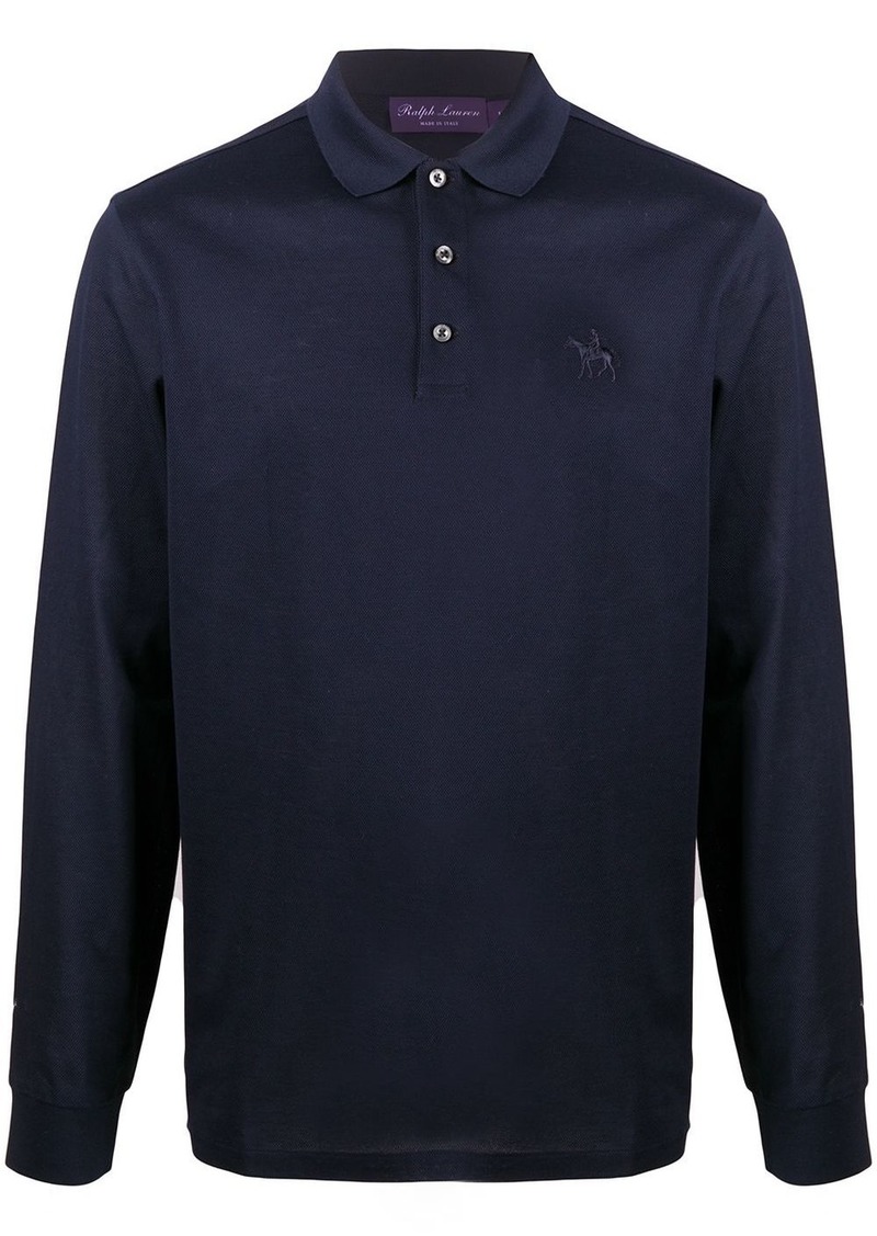 Ralph Lauren long-sleeved logo polo shirt