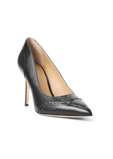 Ralph Lauren Lynden Burnished Leather Pumps