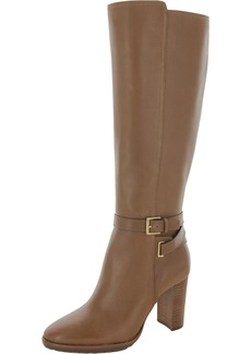 Ralph Lauren Manchester Womens Leather Over-The-Knee Boots