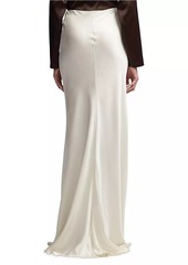 Ralph Lauren Masina Satin Maxi Skirt