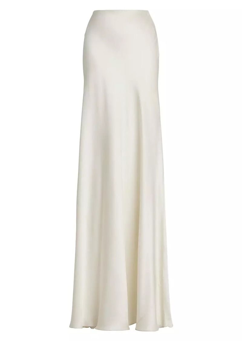 Ralph Lauren Masina Satin Maxi Skirt