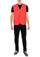 Ralph Lauren Mens Canvas Utility Outerwear Vest