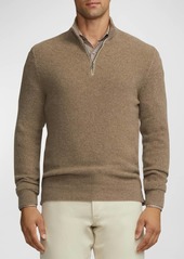 Ralph Lauren Men's Cashmere Quarter-Zip Sweater