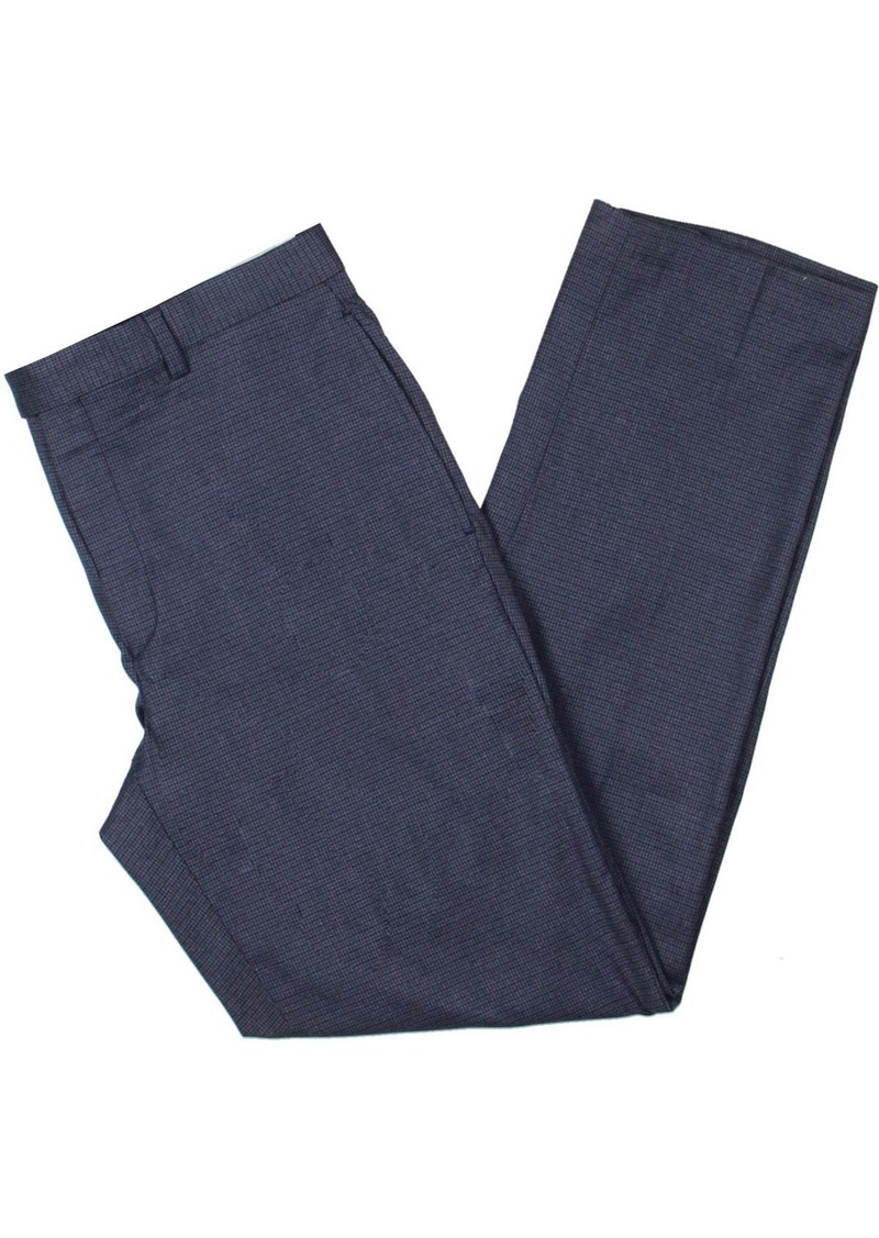 Ralph Lauren Mens Check Print Classic Fit Dress Pants