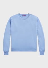 Ralph Lauren Men's Cotton Crewneck Sweater