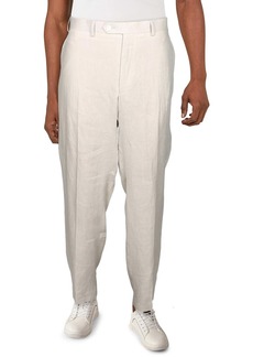 Ralph Lauren Mens Linen Flat Front Dress Pants