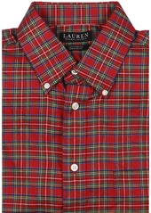Ralph Lauren Mens Microfiber Point-Collar Button-Down Shirt