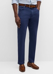 Ralph Lauren Men's Slim Fit Stretch Linen-Cotton Jeans