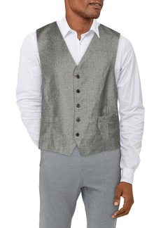 Ralph Lauren Mens Wool Houndstooth Suit Vest