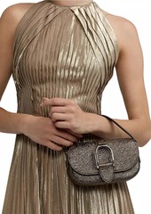 Ralph Lauren Metallic Leather Top Handle Bag