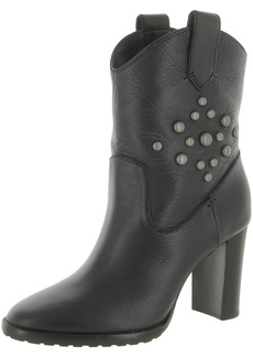 Ralph Lauren Micah Womens Leather Studded Ankle Boots