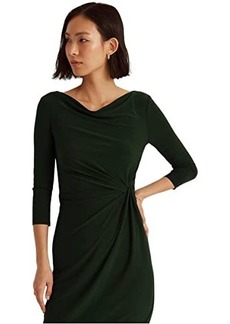 Ralph Lauren Mid Weight Matte Jersey 3/4 Sleeve Day Dress
