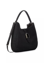 Ralph Lauren Welington Woven Medium Shoulder Bag