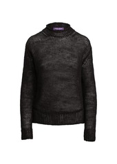 Ralph Lauren Mock Rollneck Linen Sweater