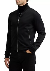 Ralph Lauren Modern Double-Knit Baseball Jacket