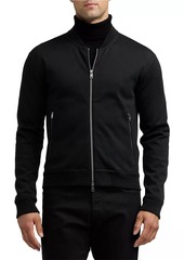 Ralph Lauren Modern Double-Knit Baseball Jacket