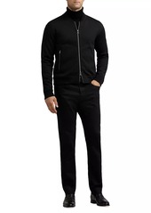 Ralph Lauren Modern Double-Knit Baseball Jacket