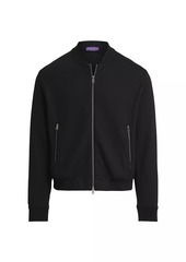 Ralph Lauren Modern Double-Knit Baseball Jacket