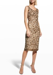 Ralph Lauren Nomita Embellished Midi Dress
