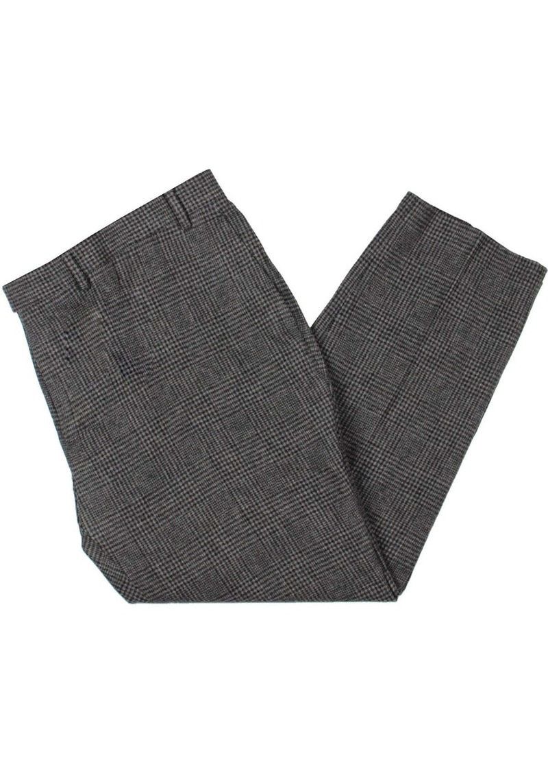 Ralph Lauren Norton Mens Wool Blend Plaid Suit Pants