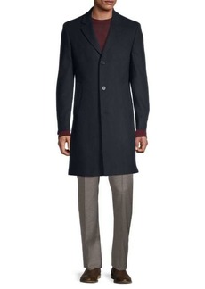 Ralph Lauren Notch-Lapel Wool-Blend Coat