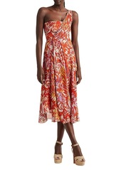 Ralph Lauren O'keefe Silk Floral Dress