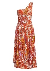 Ralph Lauren O'keefe Silk Floral Dress