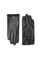 Ralph Lauren Oval Logo Leather Touch Glove