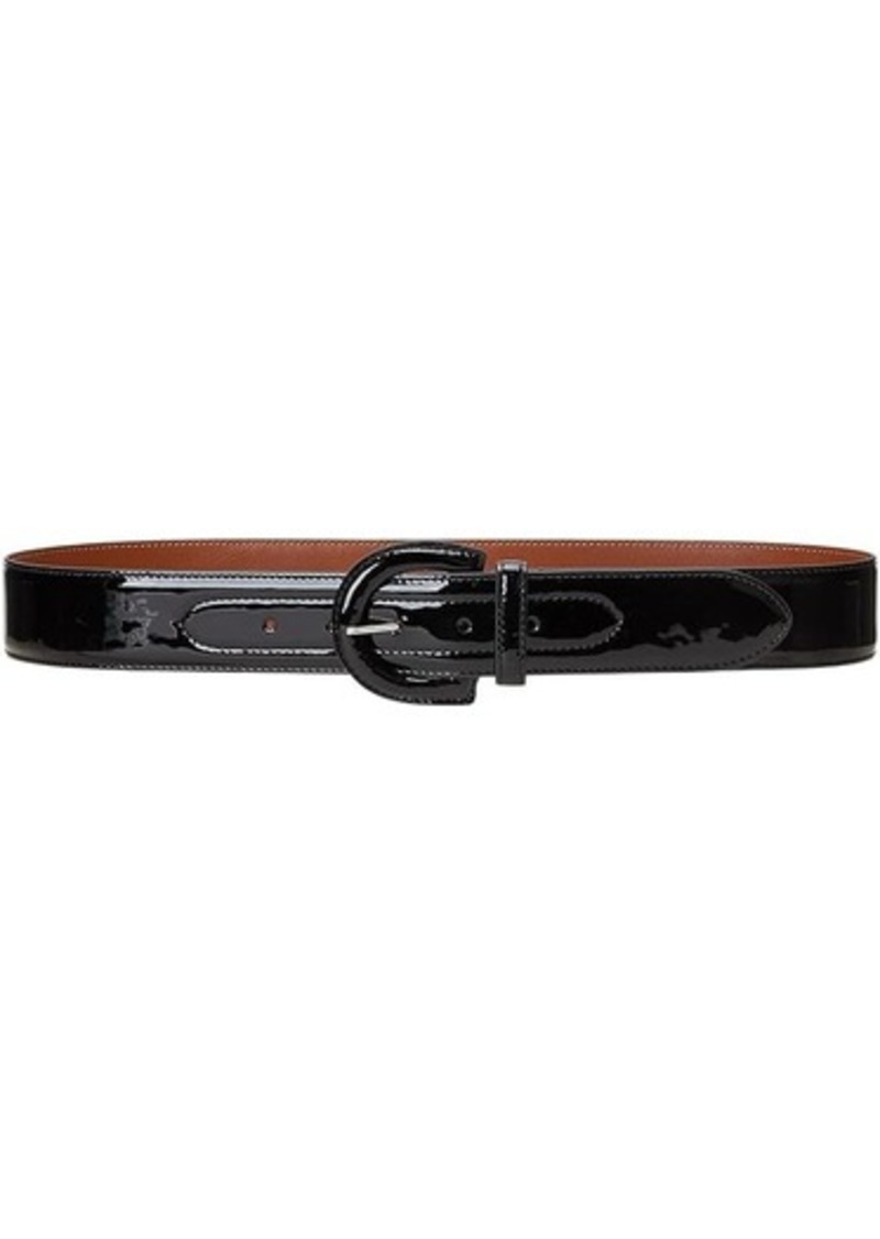 Ralph Lauren Patent Leather Wide Belt