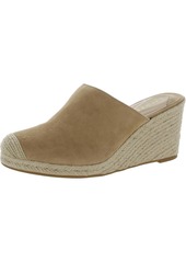 Ralph Lauren Pennie Womens Suede Slip-On Wedge Sandals