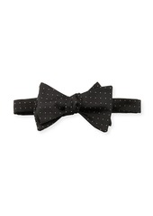 Ralph Lauren Pin-Dot Silk Bow Tie
