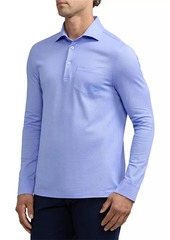 Ralph Lauren Piqué Cotton Long-Sleeve Polo Shirt