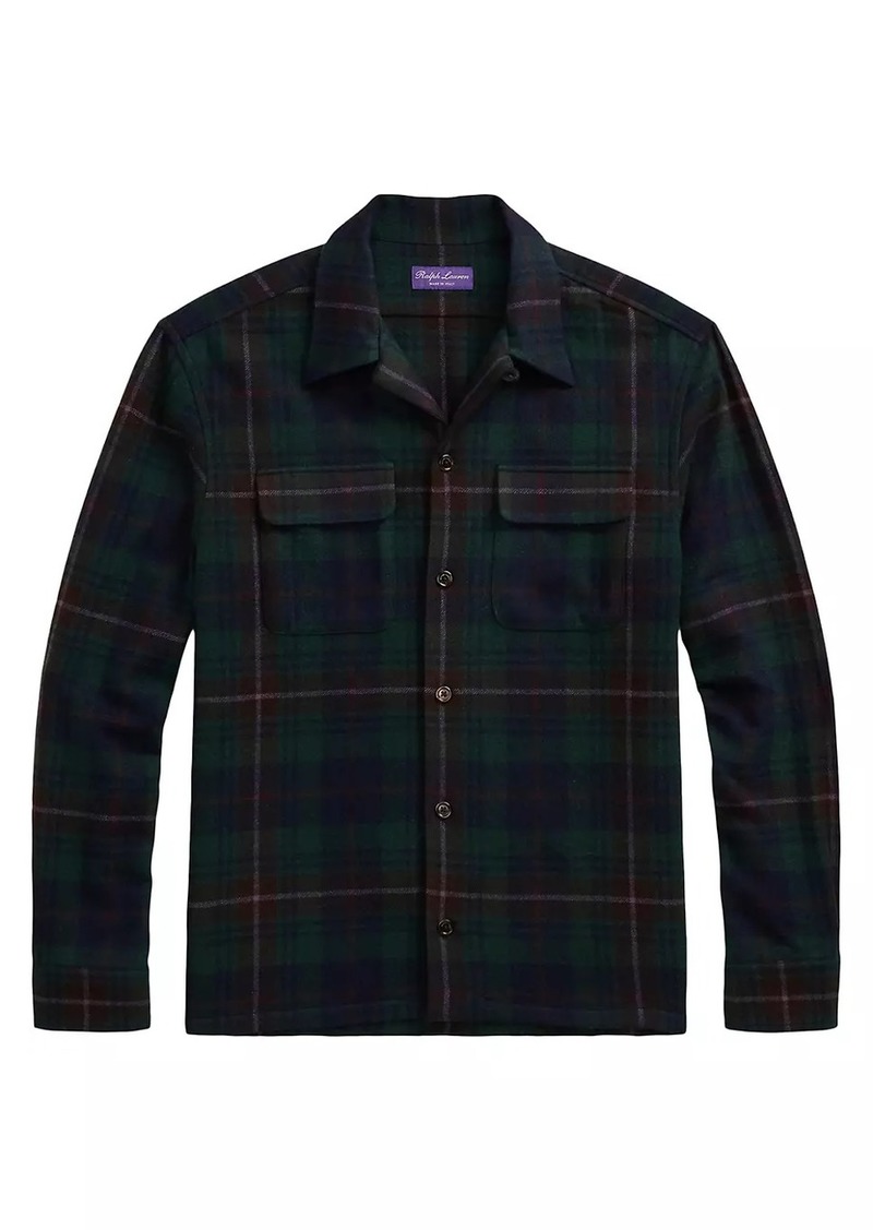 Ralph Lauren Plaid Cashmere Shirt