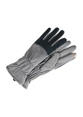 Ralph Lauren Plaid Two-Button Touch Gloves