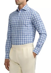 Ralph Lauren Plaid Two-Ply Cotton Poplin Shirt