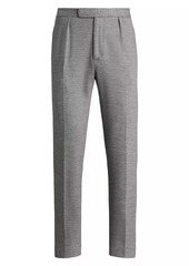 Ralph Lauren Pleated Cotton-Blend Trousers