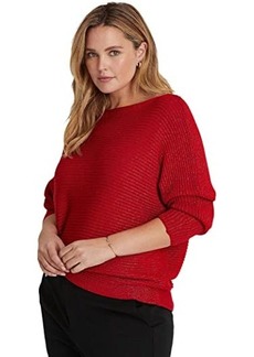 Ralph Lauren Plus Size Dolman-Sleeve Boatneck Sweater