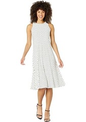 Ralph Lauren Polka Dot Jersey Maxi Dress