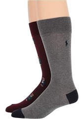 Ralph Lauren: Polo 2-Pack Bear Quad Socks