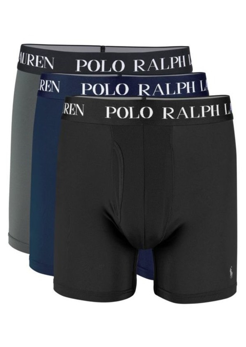 Ralph Lauren Polo 3 Pack 4D Flex Boxer Briefs