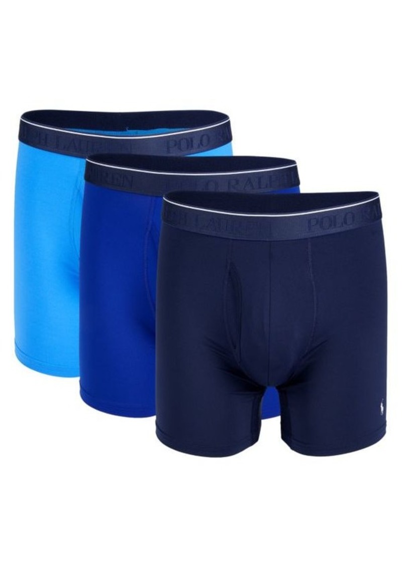 Ralph Lauren Polo 3-Pack Classic Fit Logo Boxer Briefs