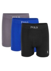 Ralph Lauren Polo 3-Pack Logo Boxer Briefs