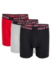 Ralph Lauren Polo 3-Pack Logo Mesh Boxer Briefs