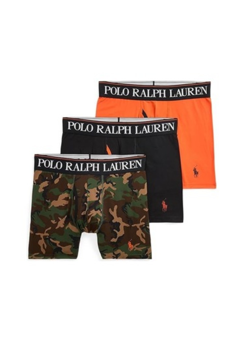 Ralph Lauren Polo 4D Flex Cooling Microfiber Boxer Brief 3-Pack