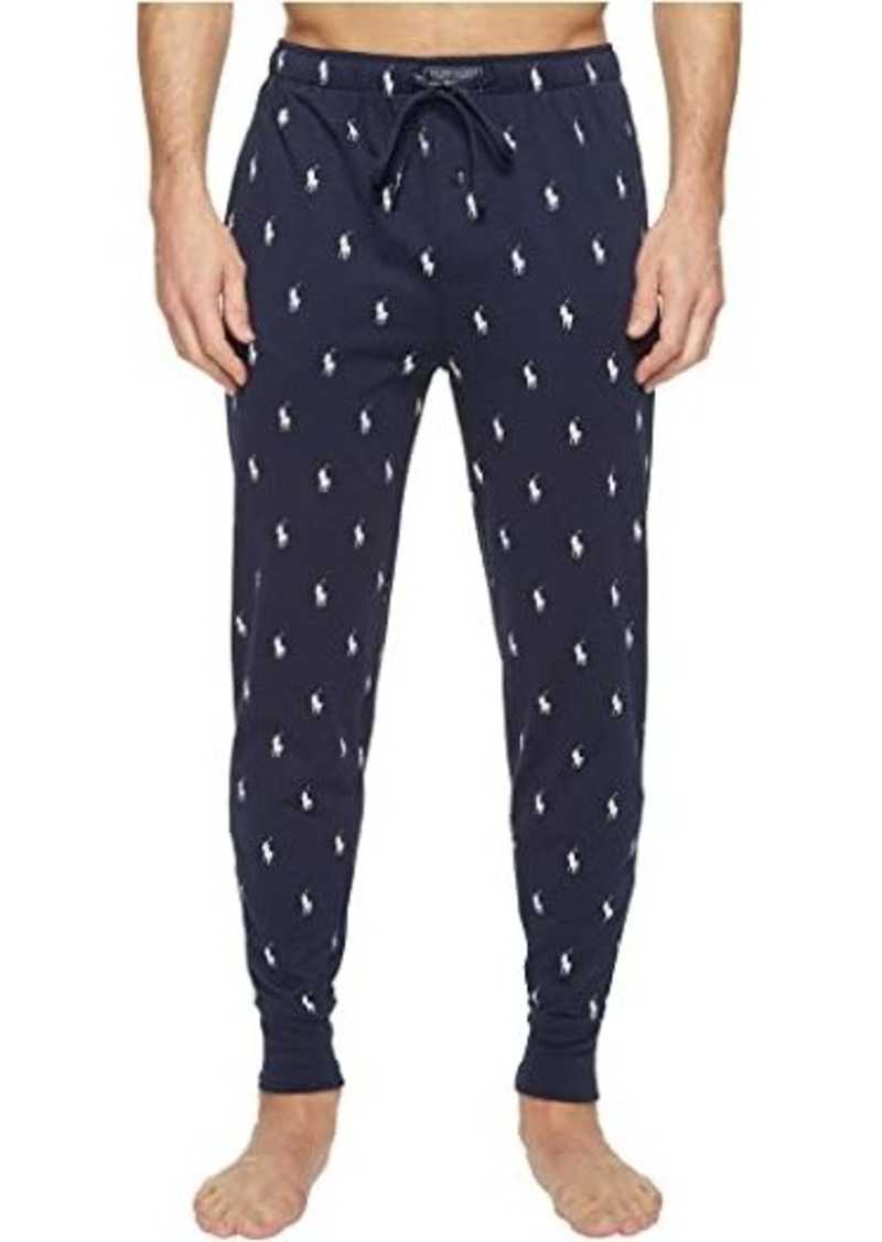 Ralph Lauren Polo All Over Pony Player Knit Sleepwear Joggers