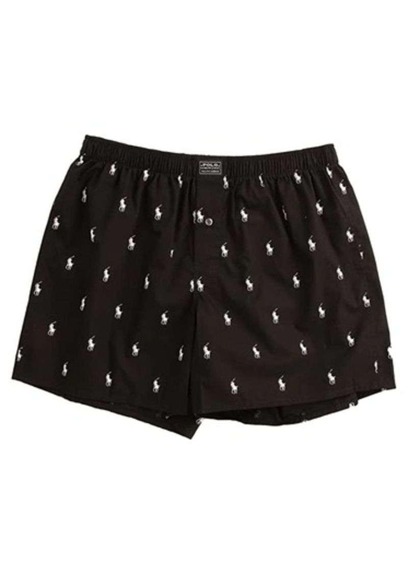 Ralph Lauren Polo All Over Pony Player Woven Boxer