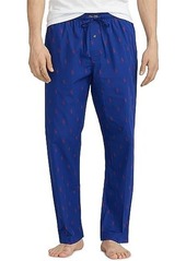Ralph Lauren Polo All Over Pony Player Woven Sleepwear Pants