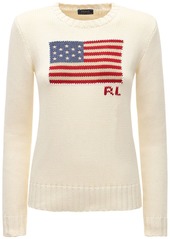Ralph Lauren: Polo American Flag Intarsia Cotton Sweater