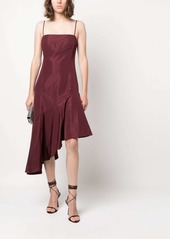 Ralph Lauren: Polo asymmetric taffeta midi dress