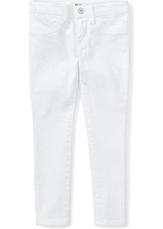 Ralph Lauren: Polo Aubrie Denim Leggings in White (Little Kids)